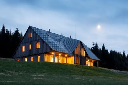 A House in a Mountain Meadow